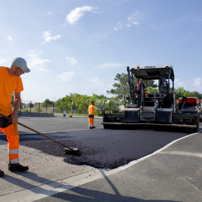 Plateforme industrielle enrobé - CHARPENTIER TP
