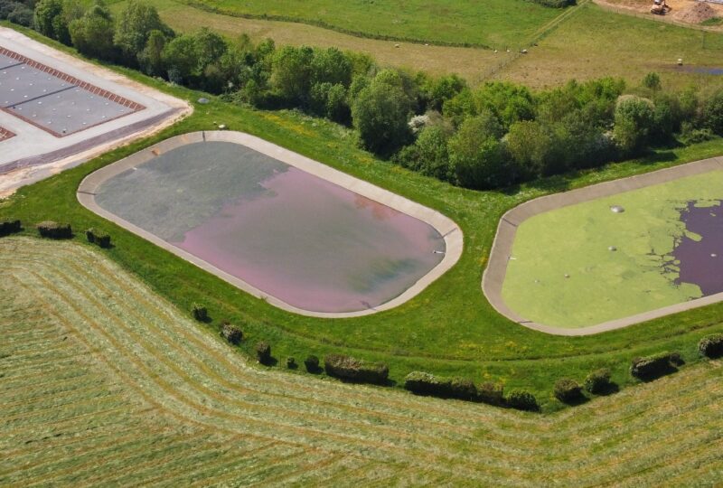 Terrassement bassin St-Fulgent - CHARPENTIER TP
